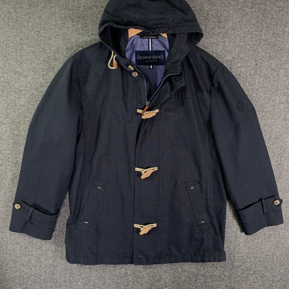 Schneiders Salzburg Beretta Coat Jacket Men 44 Navy Toggle Sailor Preppy